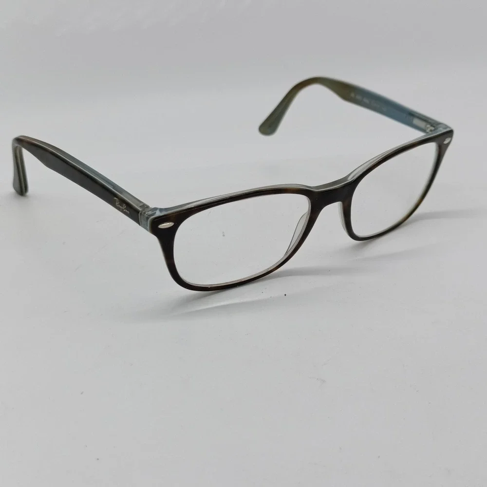 Ray-Ban RB5375 5883 Tortoise Brown Blue 53-18-145 Round Eyeglasses Frames #30